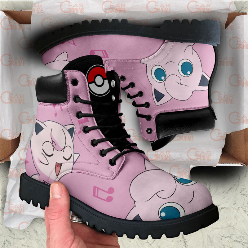 Jigglypuff Boots Shoes Anime Custom