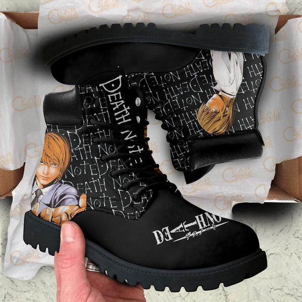 Dnote Light Yagami Boots Shoes Anime Custom NTT071