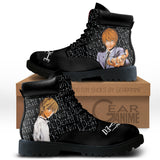 Dnote Light Yagami Boots Shoes Anime Custom NTT071