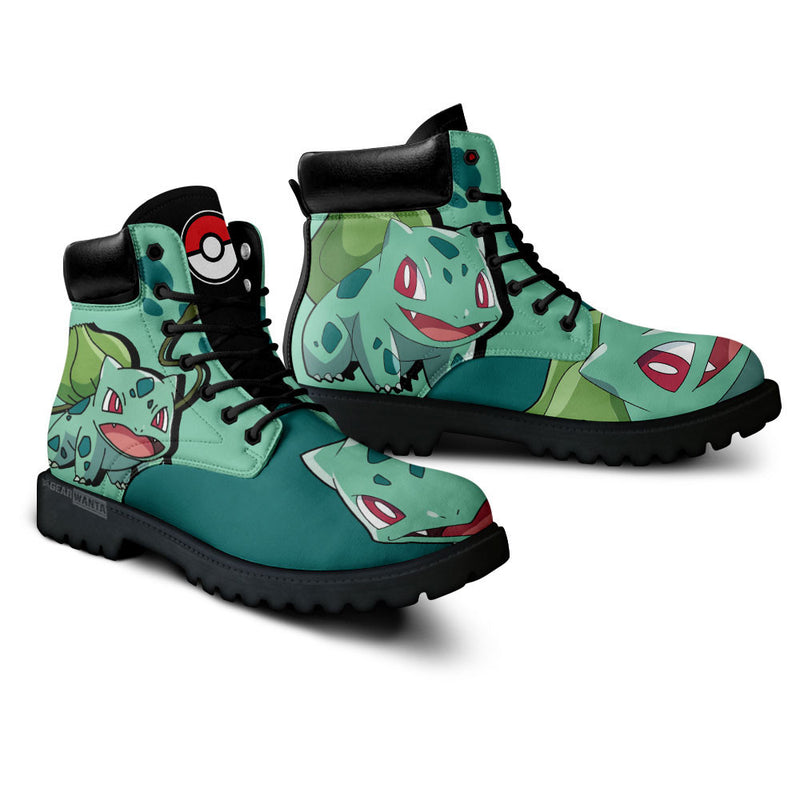 Bulbasaur Boots Shoes Anime Custom