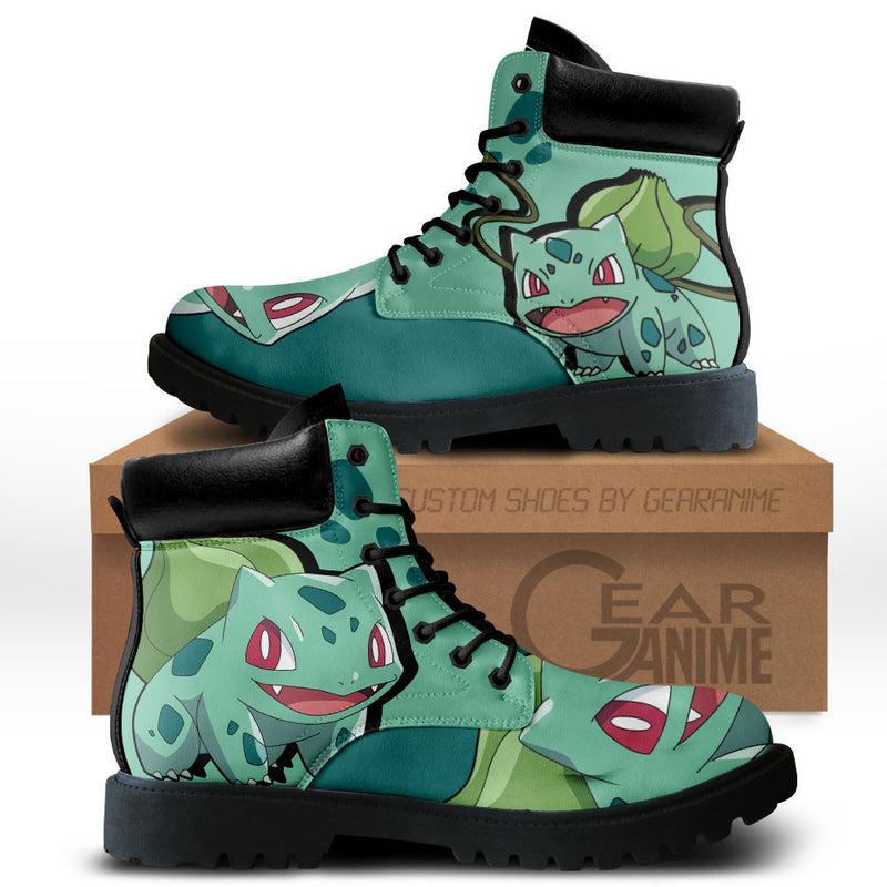 Bulbasaur Boots Shoes Anime Custom