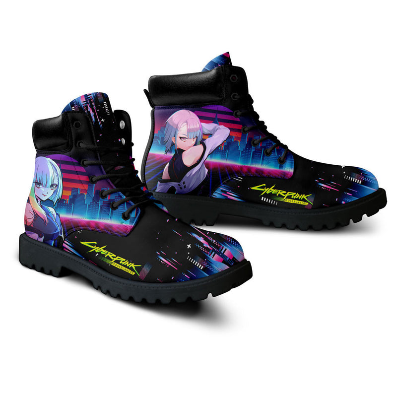 Cyberpunk Lucy Boots Shoes Anime Custom NTT051