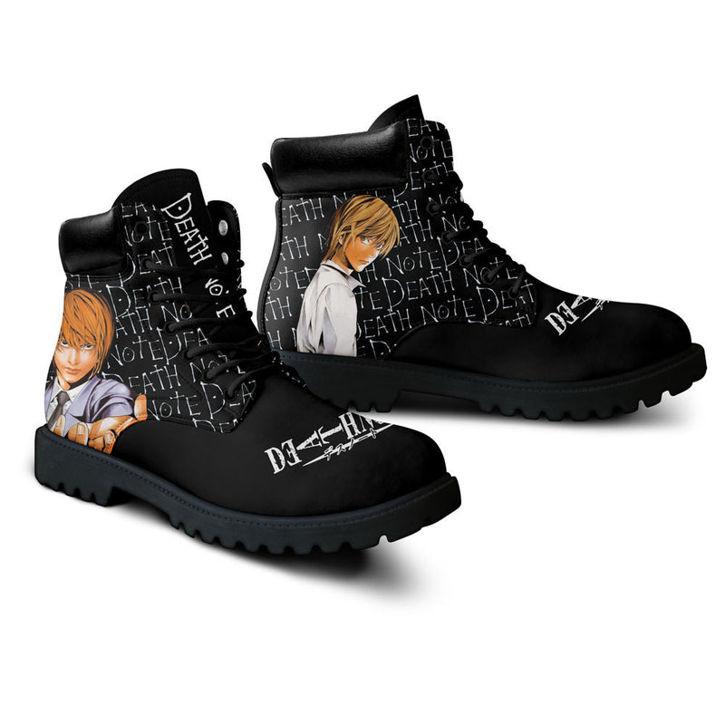 Dnote Light Yagami Boots Shoes Anime Custom NTT071