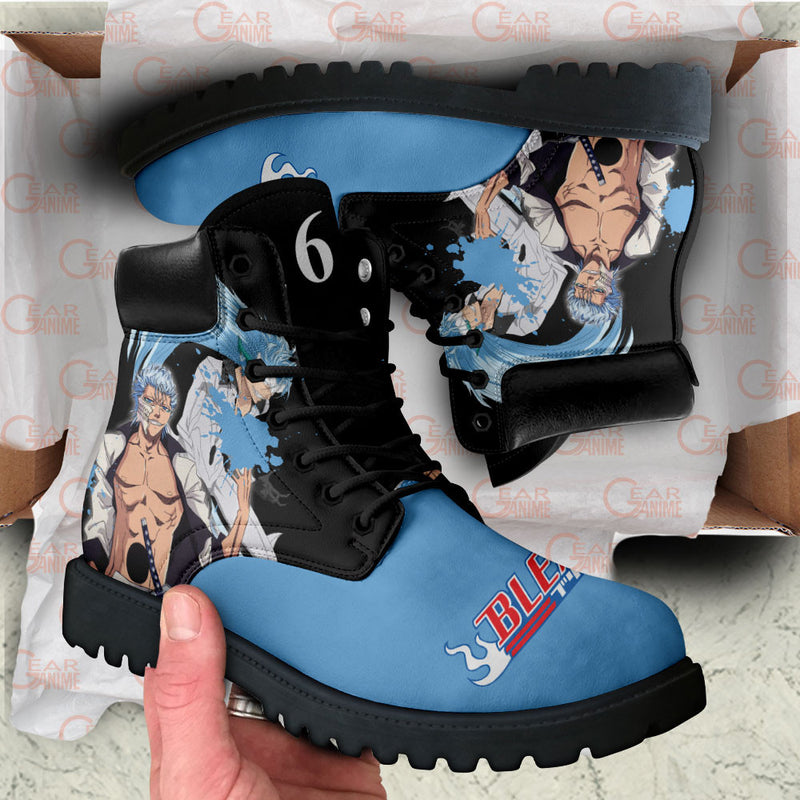 Grimmjow Jaegerjaquez Boots Shoes Anime Custom MV0710