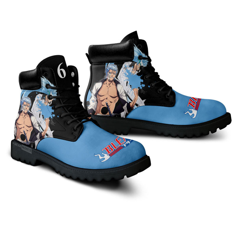 Grimmjow Jaegerjaquez Boots Shoes Anime Custom MV0710