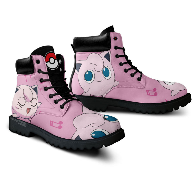 Jigglypuff Boots Shoes Anime Custom