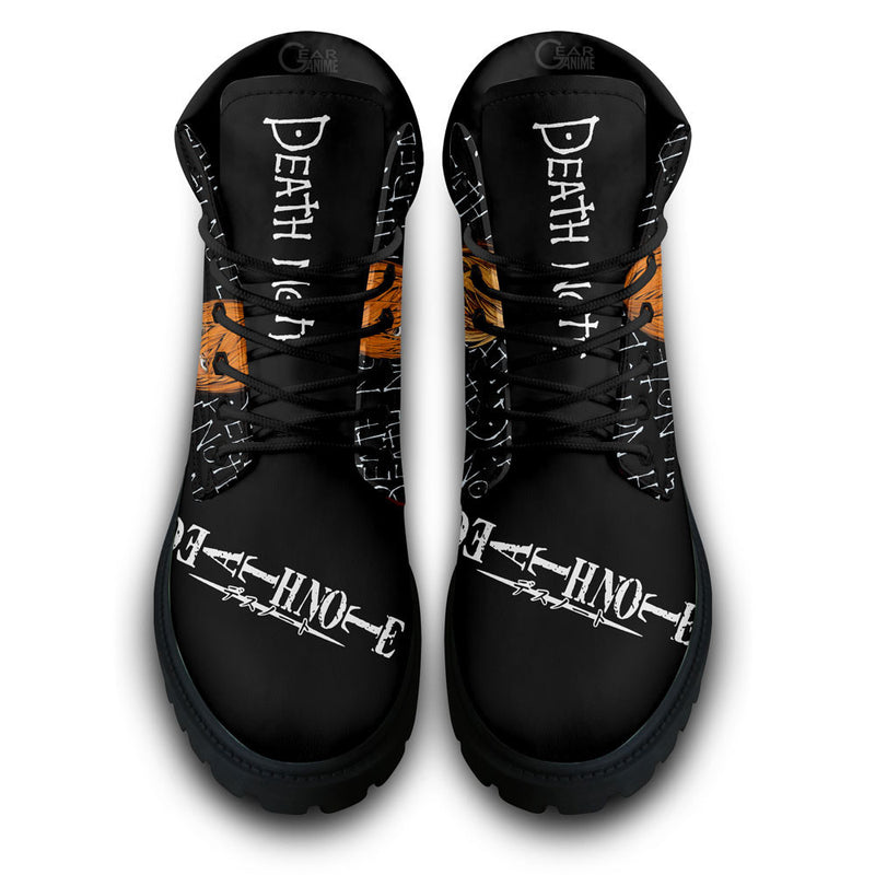 Dnote Light Yagami Boots Shoes Anime Custom NTT071