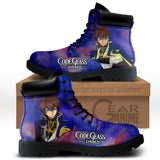 Suzaku Kururugi Boots Shoes Anime Custom NTT141