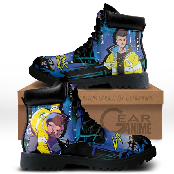 Cyberpunk David Martinez Boots Shoes Anime Custom MV2811