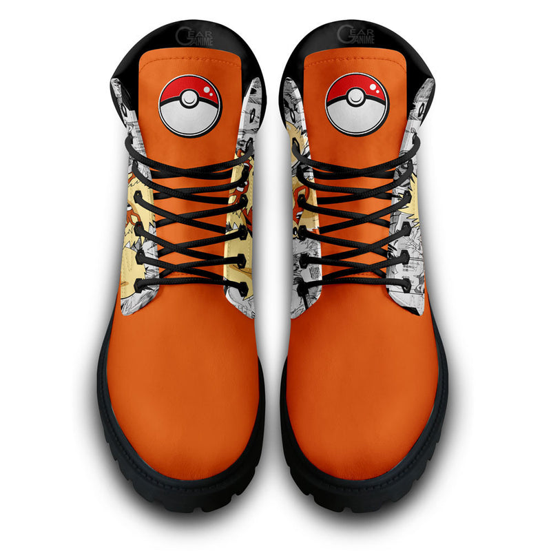 Arcanine Boots Shoes Anime Custom NTT051