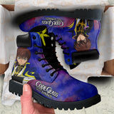 Suzaku Kururugi Boots Shoes Anime Custom NTT141