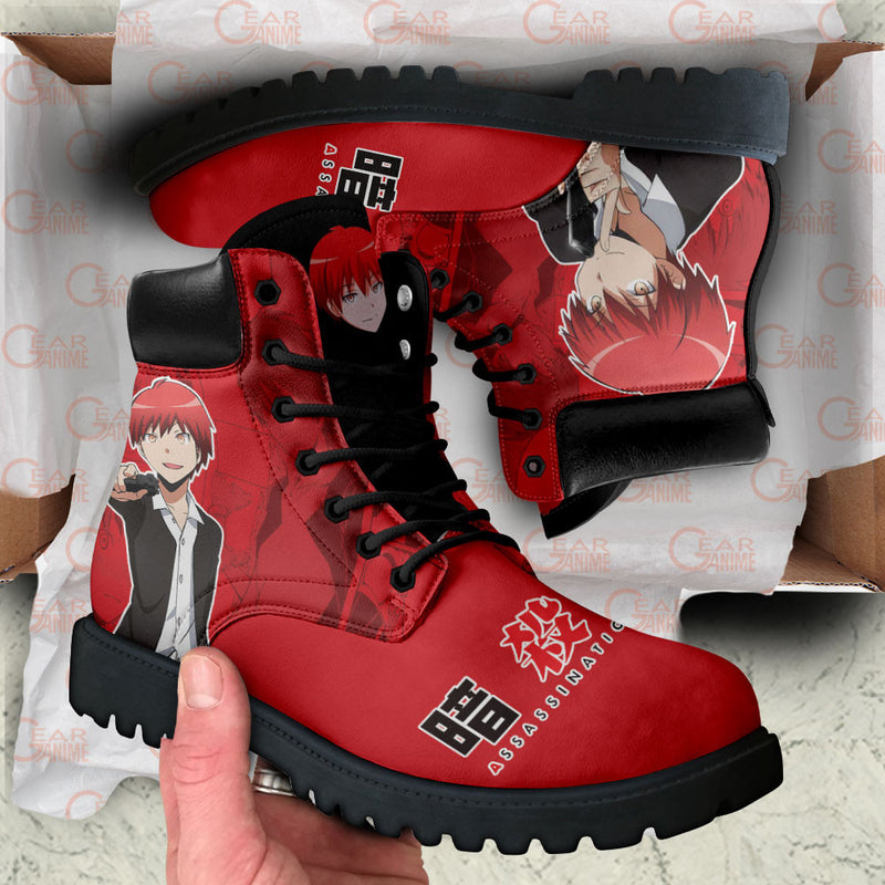 Karma Akabane Boots Shoes Anime Custom MV0711