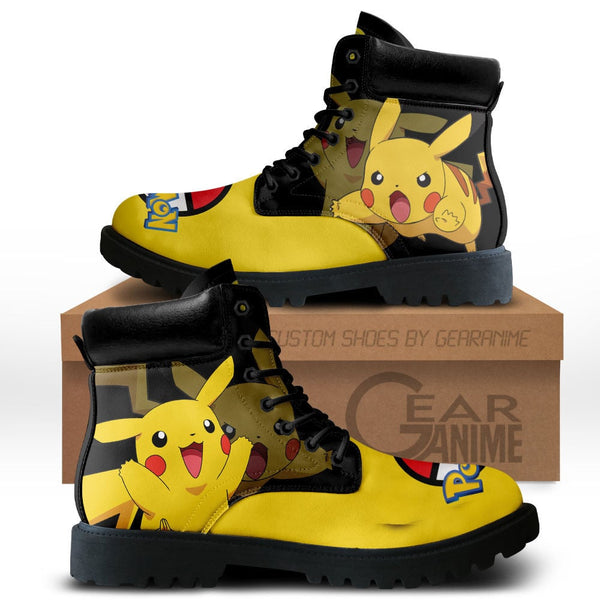 Pikachu Boots Shoes Anime Custom MV0512