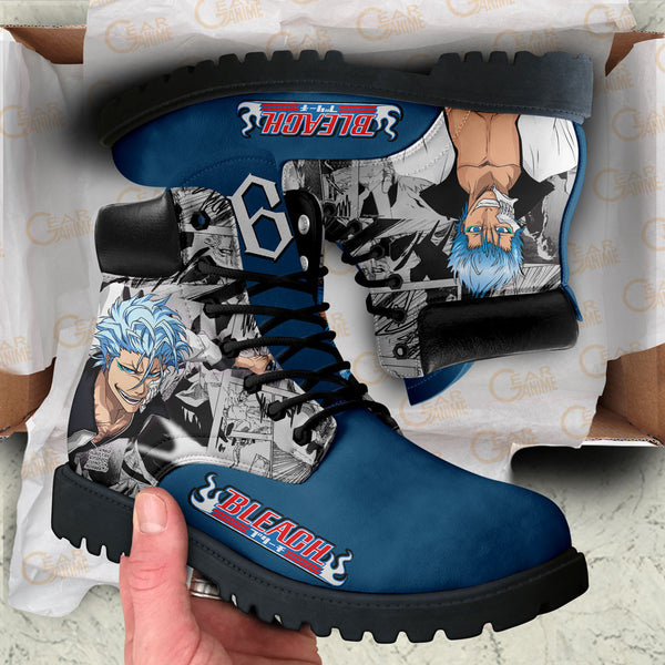 Grimmjow Jaegerjaquez Boots Shoes Anime Custom NTT071