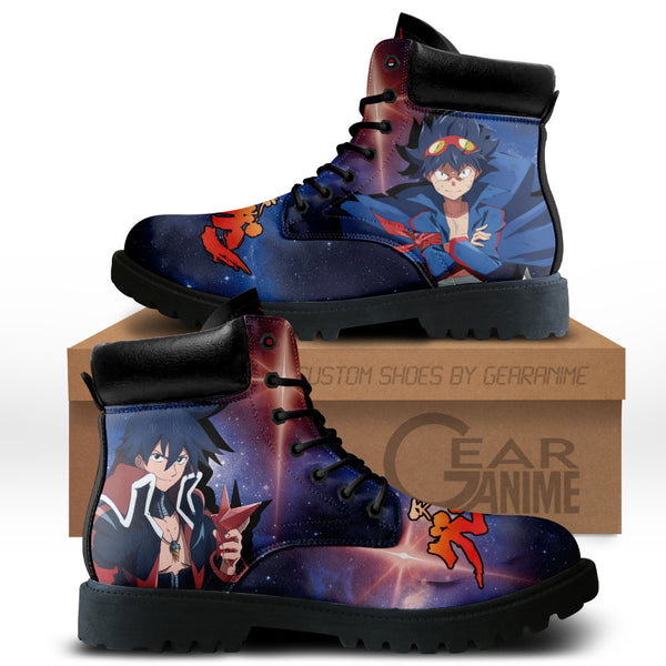 Gurren Lagann Simon Boots Shoes Anime Custom MV0711