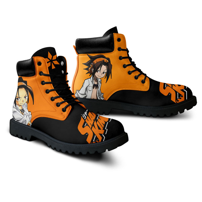 Shaman King You Asakura Boots Shoes Anime Custom NTT191