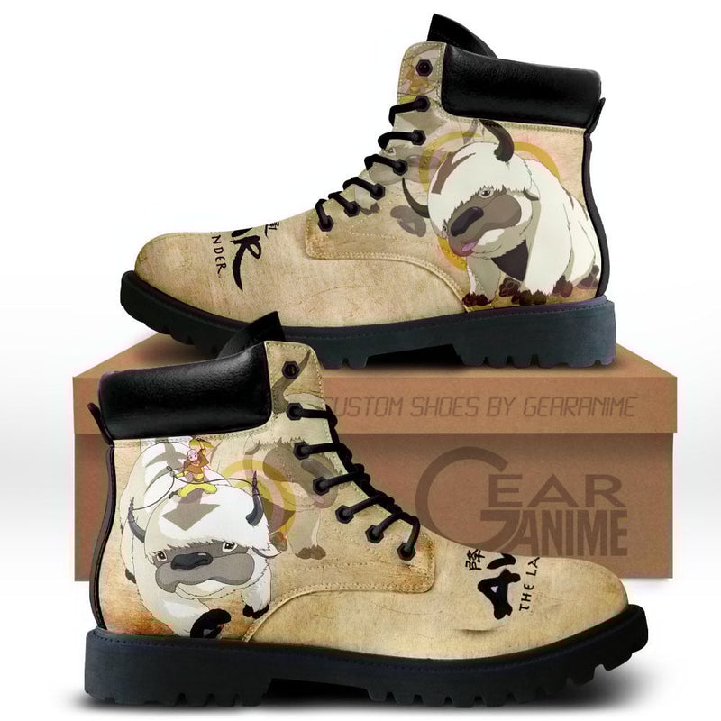 Avatar The Last Appa Boots Shoes Anime Custom MV1312