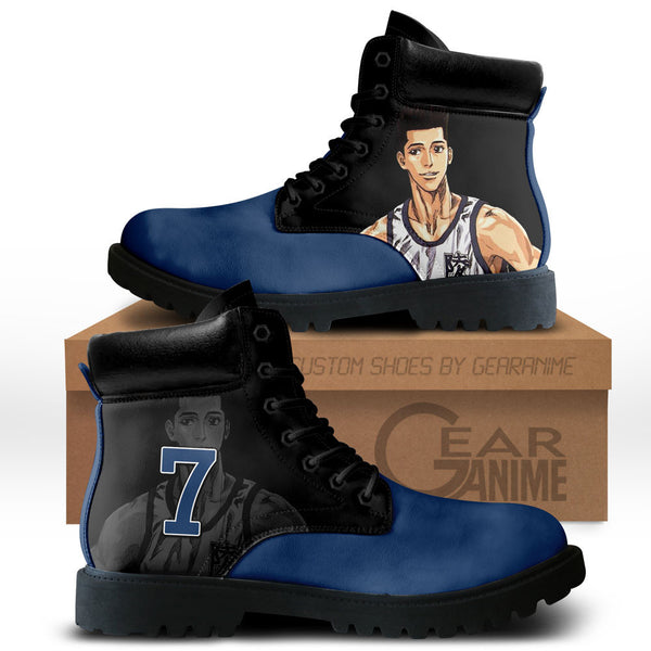 Slam Dunk Akira Sendoh Boots Shoes Anime Custom NTT211