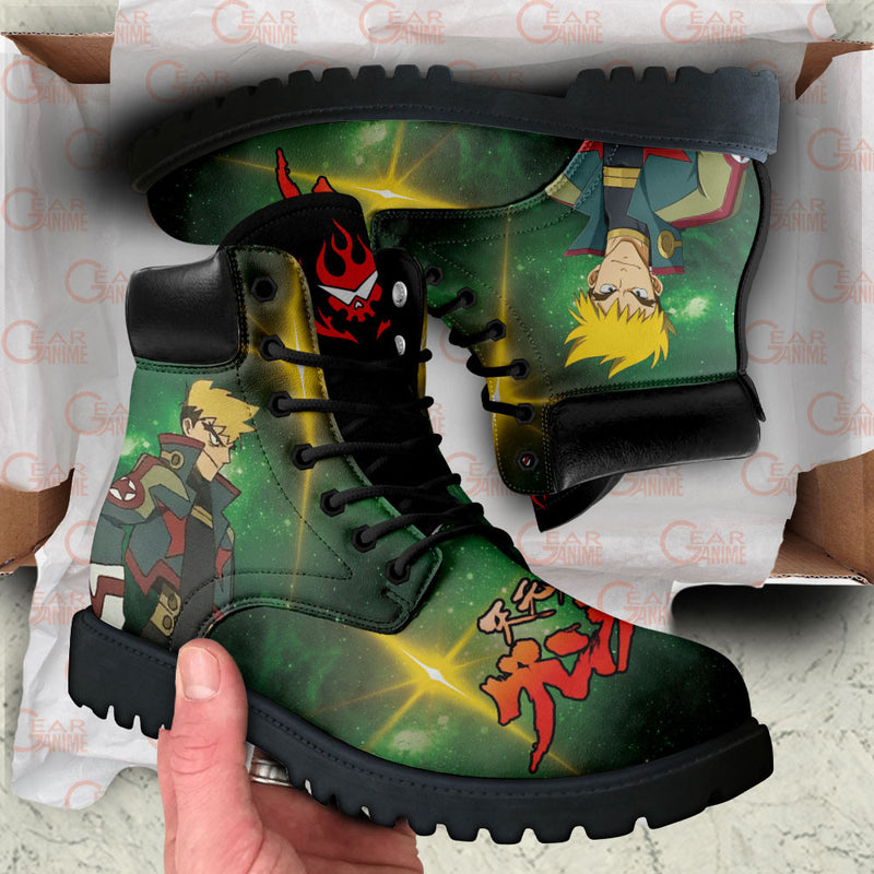 Gurren Lagann Kittan Bachika Boots Shoes Anime Custom MV0711