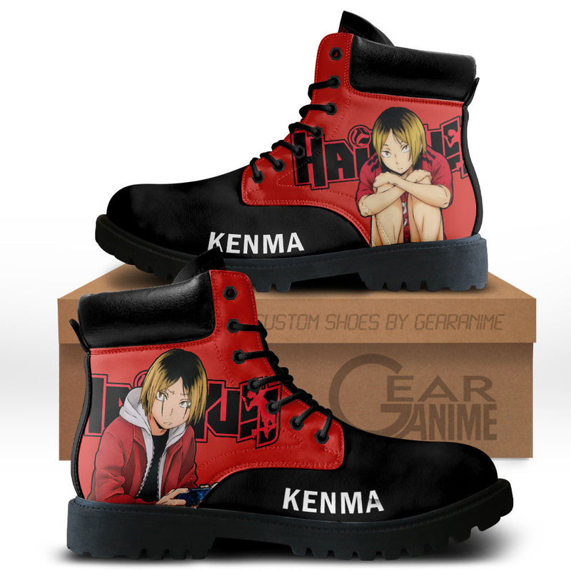 Kenma Kozume Boots Shoes Anime Custom MV3110