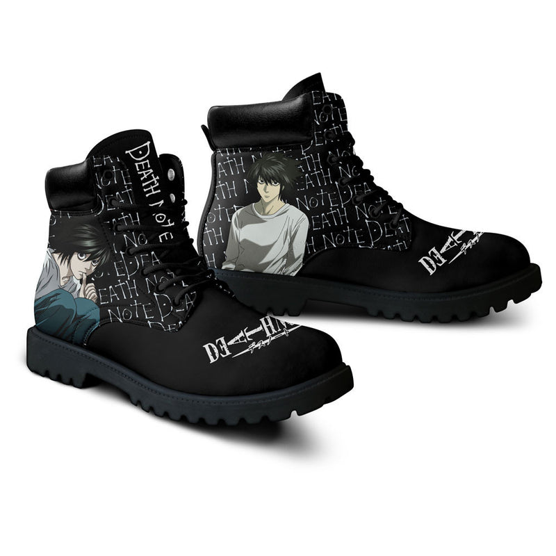 Dnote L Lawliet Boots Shoes Anime Custom NTT071