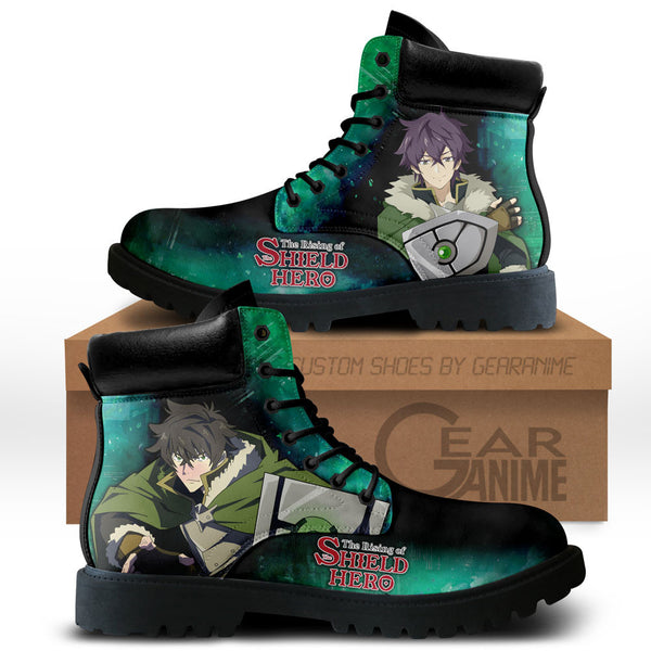 Shield Hero Naofumi Chimera Viper Shield Boots Shoes Anime Custom NTT281