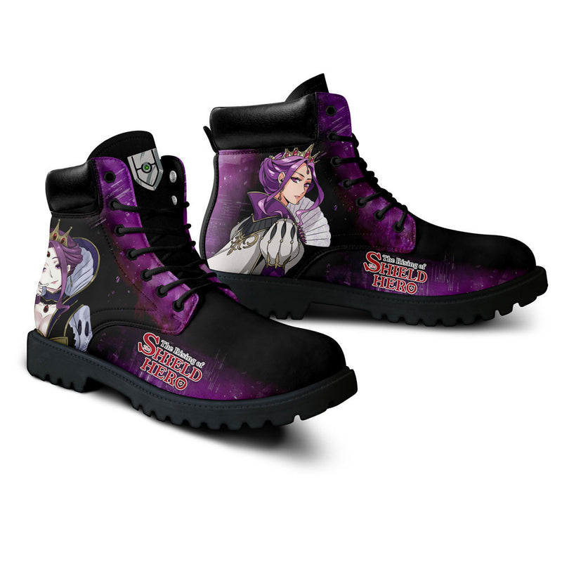 Shield Hero Mirellia Q Melromarc Boots Shoes Anime Custom NTT281