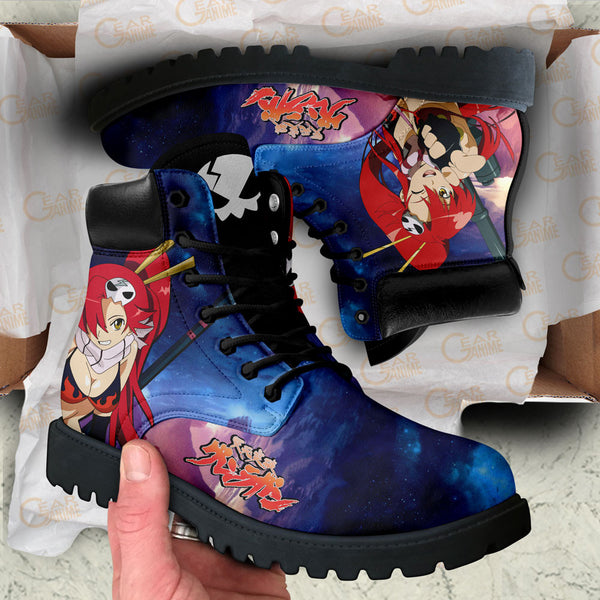 Gurren Lagann Yoko Littner Boots Shoes Anime Custom NTT171