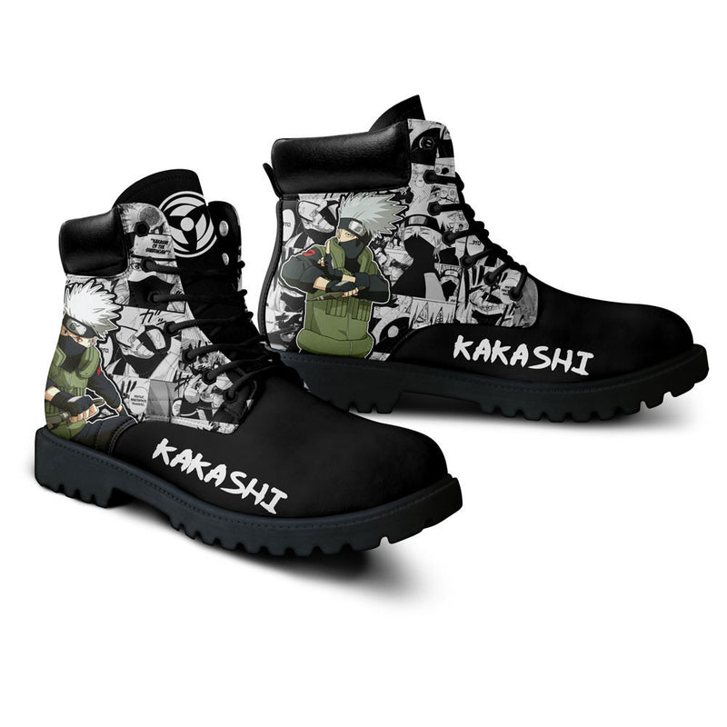 Kakashi Hatake Boots Shoes Anime Custom NTT051