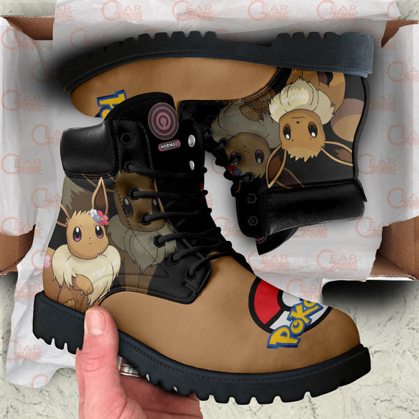 Eevee Boots Shoes Anime Custom MV0512