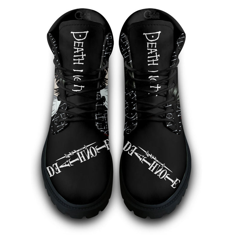 Dnote L Lawliet Boots Shoes Anime Custom NTT071