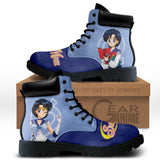 Sailor Mercury Boots Shoes Anime Custom MV3110