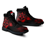 Sasuke Uchiha Eternal Mangekyo Sharingan Boots Shoes Anime Custom MV1511