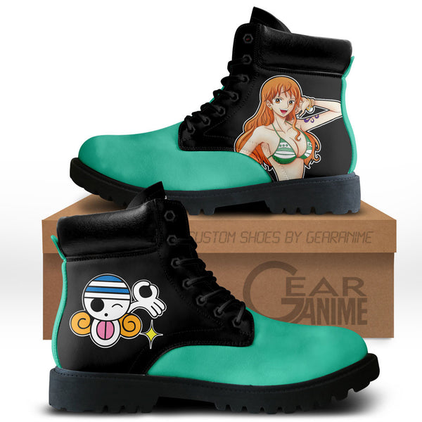 Nami Boots Shoes Anime Custom NTT051