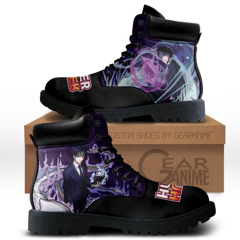 Chrollo Lucilfer Boots Shoes Anime Custom MV0512