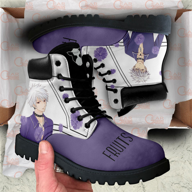 Hatsuharu Sohma Boots Shoes Anime Custom MV0512