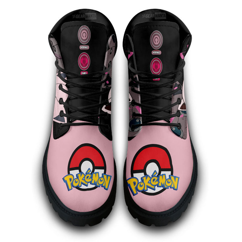 Jigglypuff Boots Shoes Anime Custom MV0512