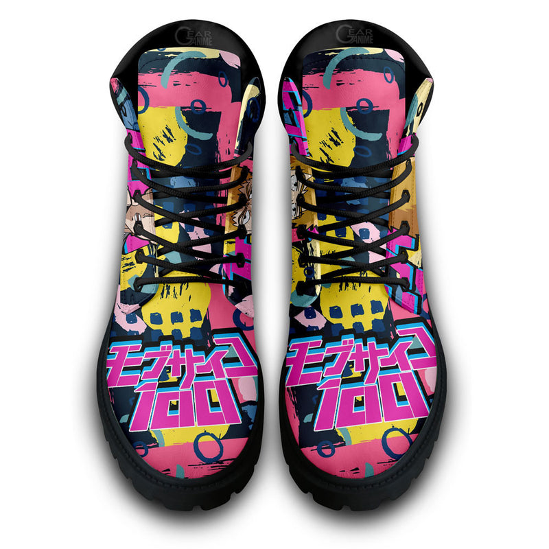 Arataka Reigen Boots Shoes Anime Custom NTT171