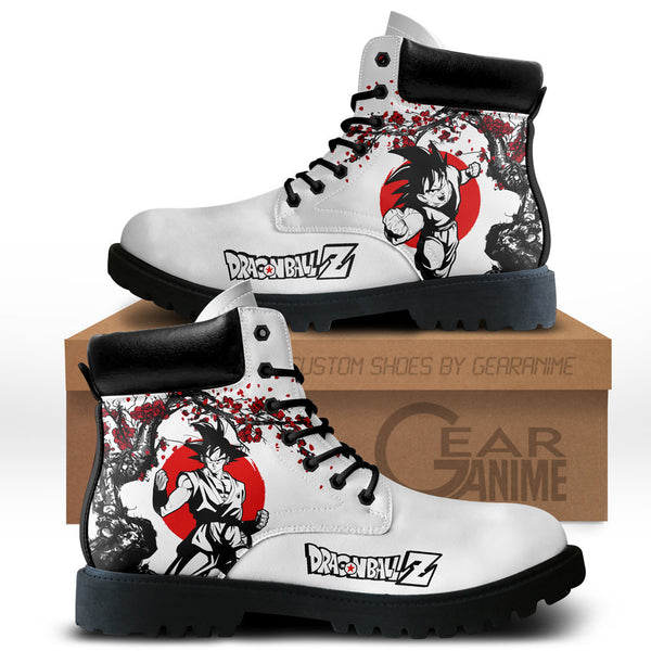 Goku Boots Shoes Anime Custom NTT071