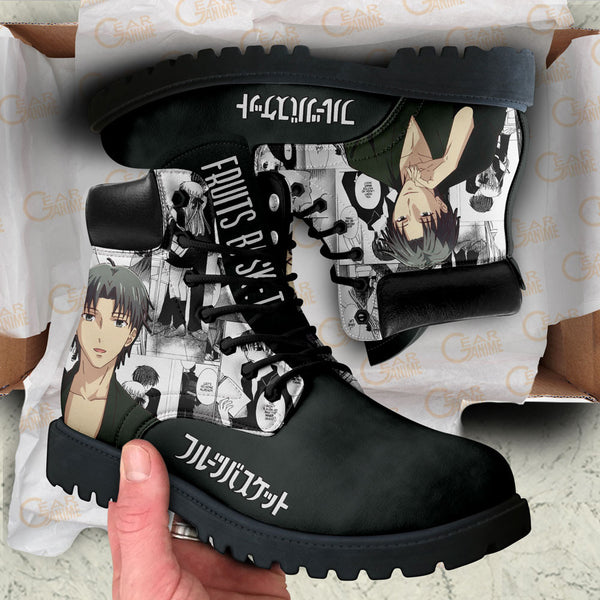 Shigure Sohma Boots Shoes Anime Custom NTT071