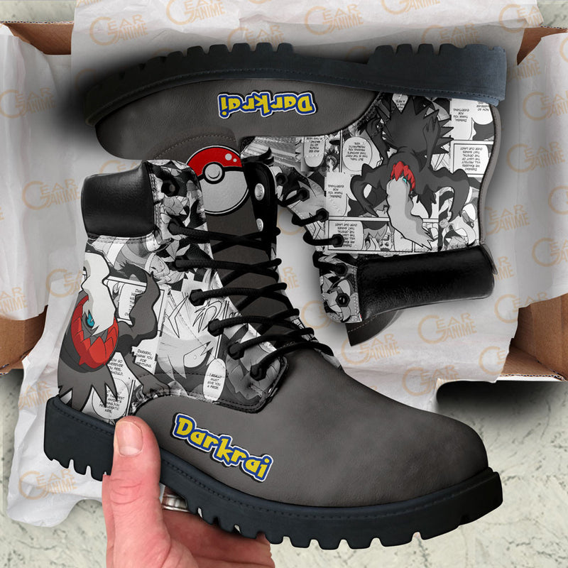 Darkrai Boots Shoes Anime Custom NTT051