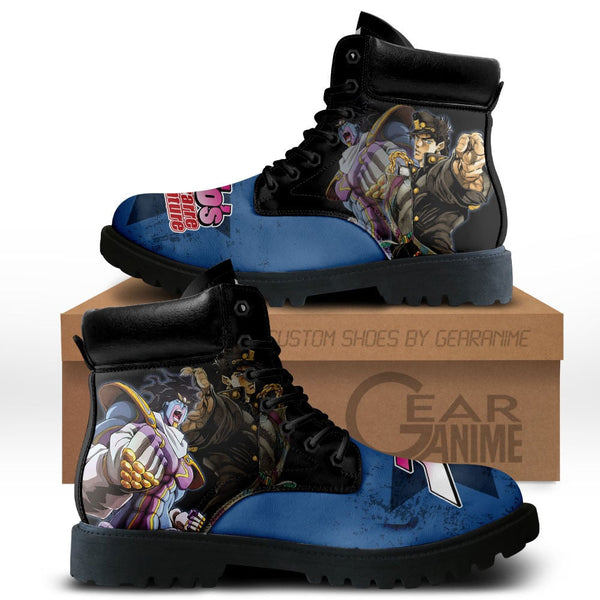 Jotaro Kujo Boots Shoes Anime Custom MV0512