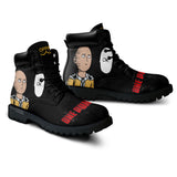 OPM Funny Saitama Boots Shoes Anime Custom MV0711