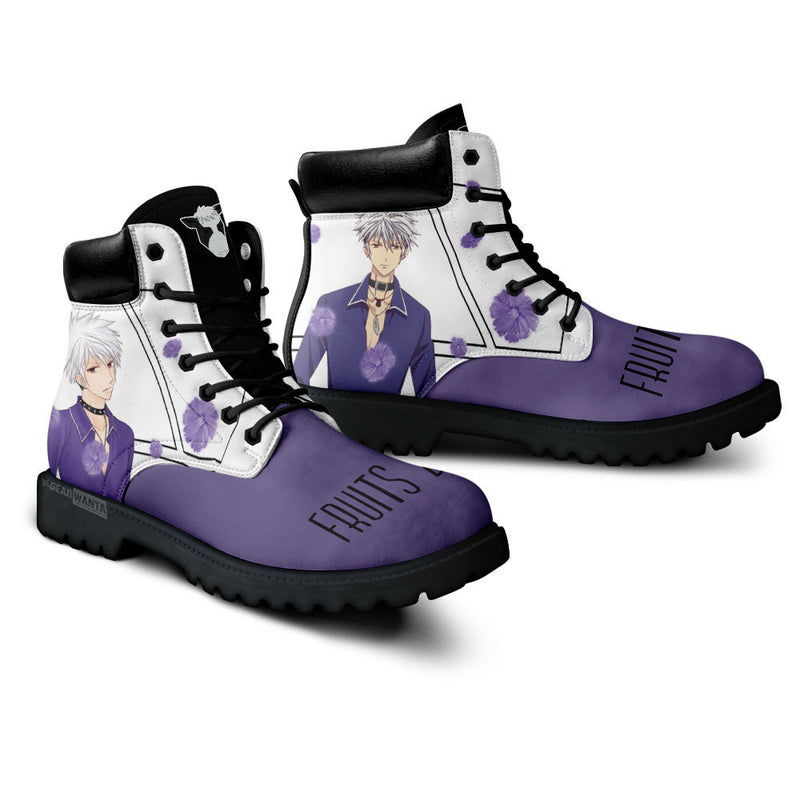 Hatsuharu Sohma Boots Shoes Anime Custom MV0512