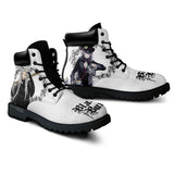 Black Butler Undertaker Boots Shoes Anime Custom MV2811