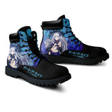 Date A Live Origami Tobiichi Boots Shoes Anime Custom NTT281