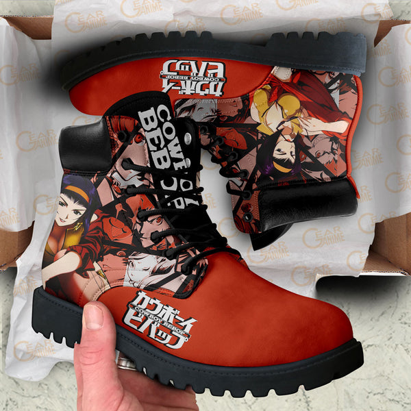 Faye Valentine Boots Shoes Anime Custom NTT281