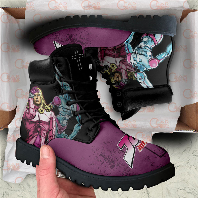 Funny Valentine Boots Shoes Anime Custom MV0512