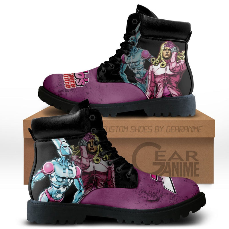 Funny Valentine Boots Shoes Anime Custom MV0512