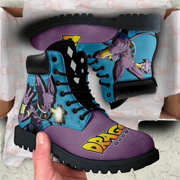 Beerus Boots Shoes Anime Custom MV2811